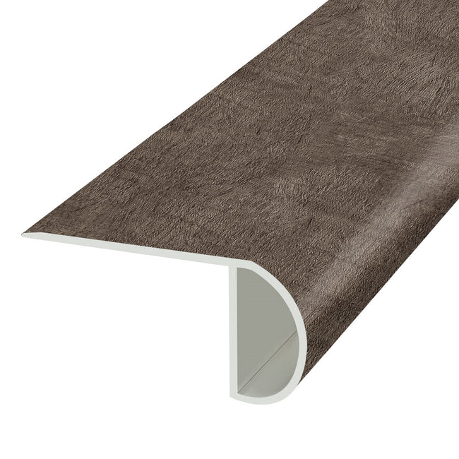 Twilight Gray 1.03 in. Thick x 2.23 in. Width x 94 in. Length Overlap Vinyl Stair Nose