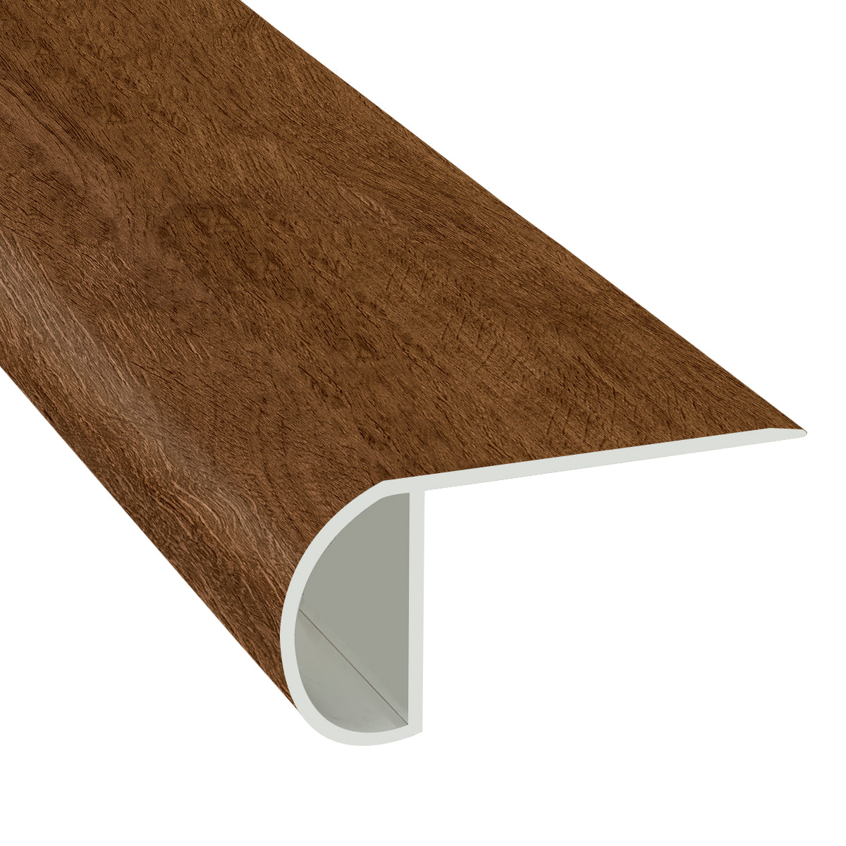 Montgomery 1.03 in. Thick x 2.23 in. Width x 94 in. Length Overlap Vinyl Stair Nose