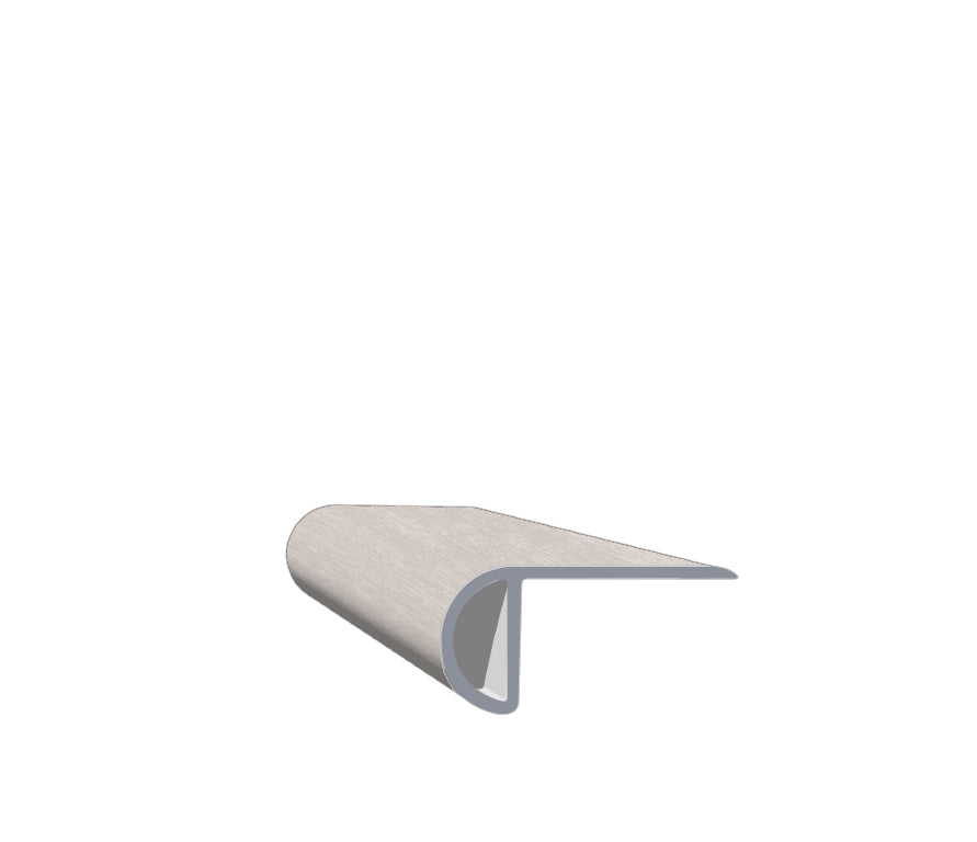 Surfside 1.03 in. Thick x 2.23 in. Width x 94 in. Length Vinyl Overlap Stair Nose Molding