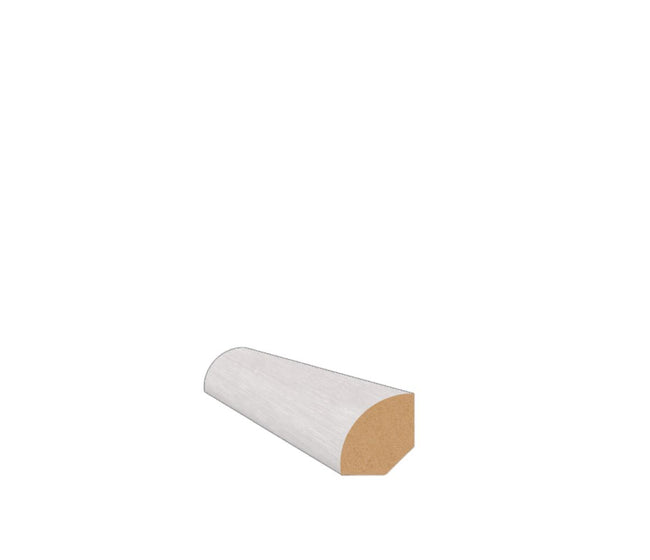 Surfside 0.75 in. T x 0.63 in. W x 94 in. Length Vinyl Quarter Round Molding