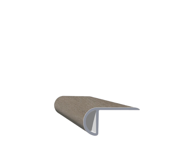 Coastline 1.03 in. Thick x 2.23 in. Width x 94 in. Length Vinyl Overlap Stair Nose Molding
