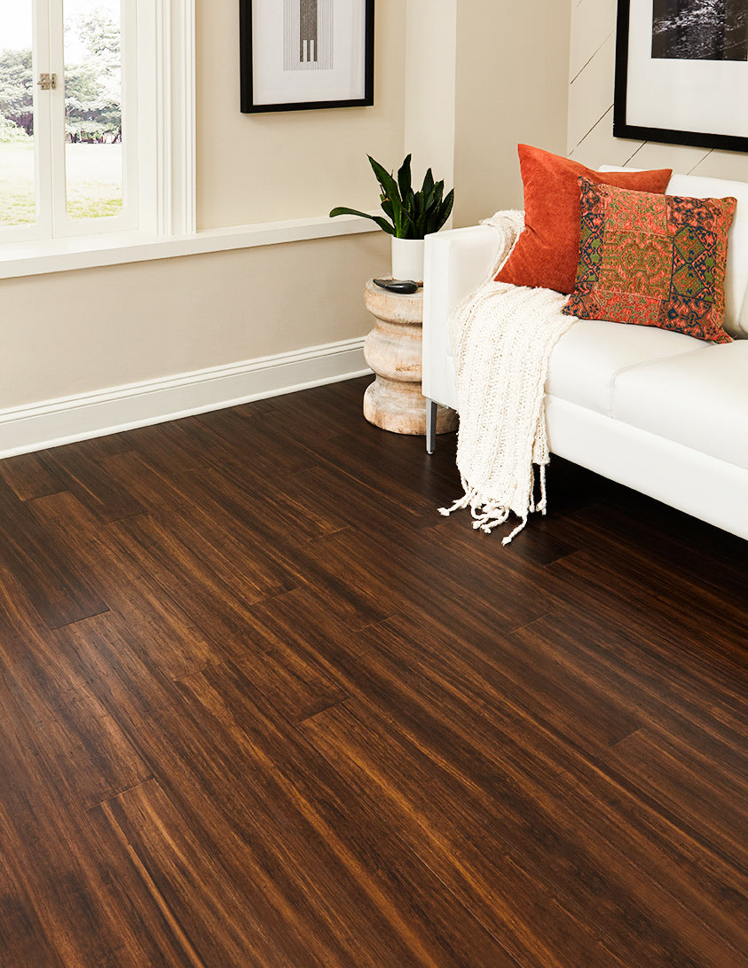 7mm Cognac Waterproof Engineered Strand Bamboo Flooring 5.12 in. Wide x 36.22 in. Long - Sample