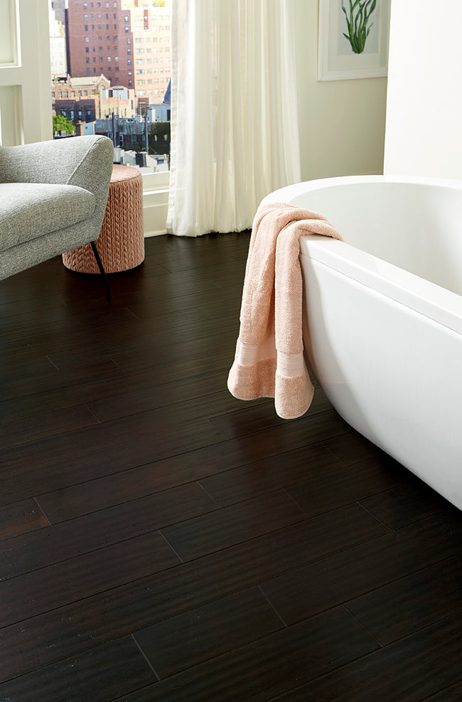 7mm Dark Night Waterproof Engineered Strand Bamboo Flooring 5.12 in. Wide x 36.22 in. Long