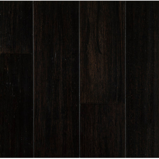 7mm Dark Night Waterproof Engineered Strand Bamboo Flooring 5.12 in. Wide x 36.22 in. Long - Sample