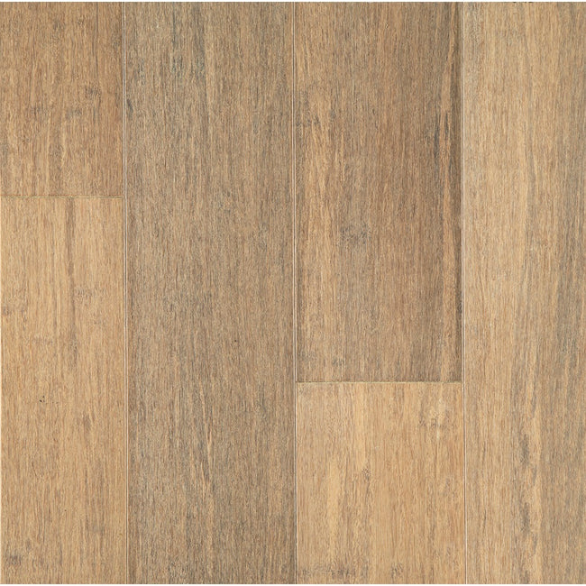 7mm Sandstone Waterproof Engineered Strand Bamboo Flooring 5.12 in. Wide x 36.22 in. Long - Sample