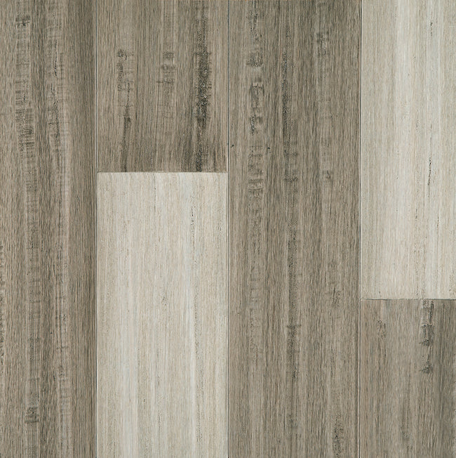 7mm Mixed Gray Waterproof Engineered Strand Bamboo Flooring 5.12 in. Wide x 36.22 in. Long - Sample