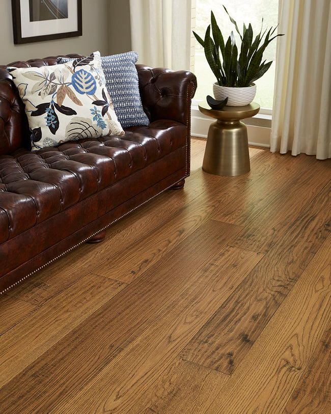 8mm Weathered Oak Waterproof Engineered Hardwood Flooring 7.48 in. Wide x Varying Length Long - Sample