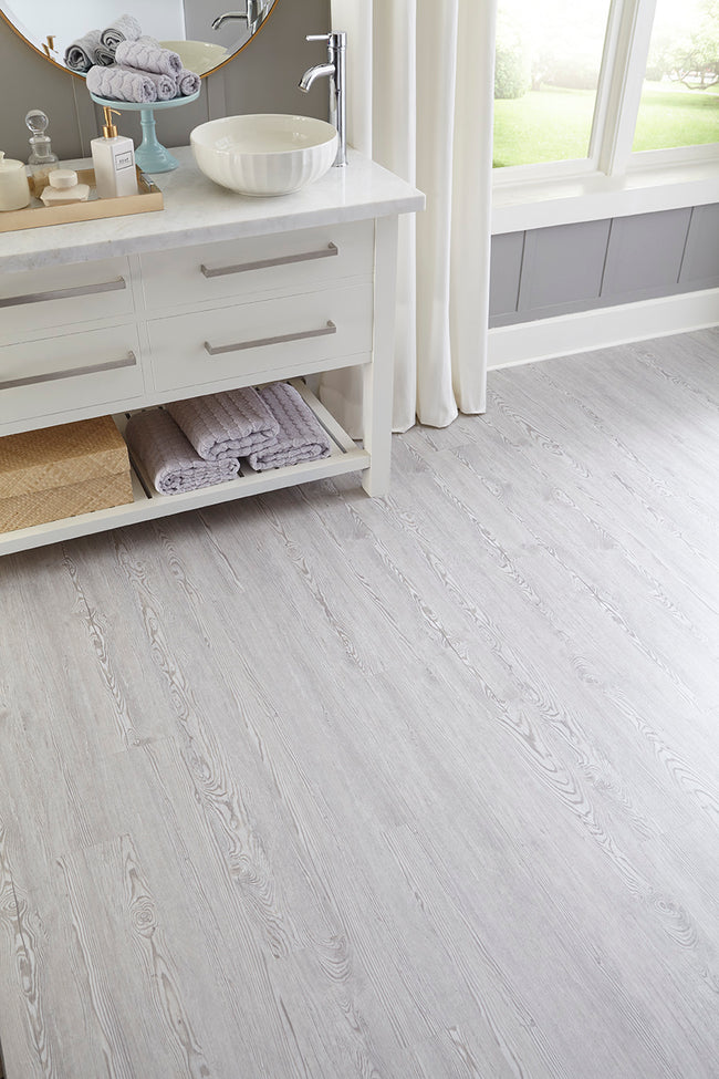 4.5mm Morning Frost HDPC® Waterproof Luxury Vinyl Plank Flooring 5.91 in. Wide x 48 in. Long