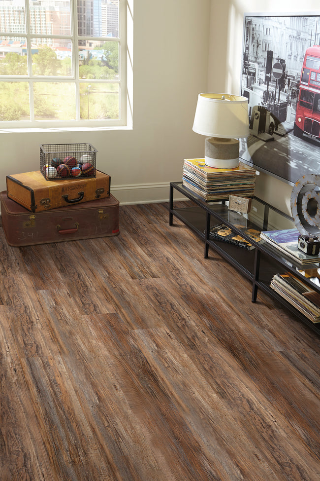4mm Stagecoach Wood HDPC® Waterproof Luxury Vinyl Plank Flooring 5.91 in. Wide x 48 in. Long