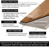 7mm Ivory Lace Waterproof Engineered Hardwood Flooring 5 in. Wide x Varying Length Long
