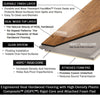 7mm Butterscotch White Oak Waterproof Engineered Hardwood Flooring 5 in. Wide x Varying Length Long