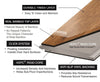 7mm Honeystone Waterproof Engineered Strand Bamboo Flooring 5.12 in. Wide x 36.22 in. Long