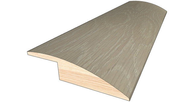 Butterscotch White Oak 0.50 in. Thick x 1.50 in. Wide x 78 in. Length Hardwood Overlap Reducer Molding