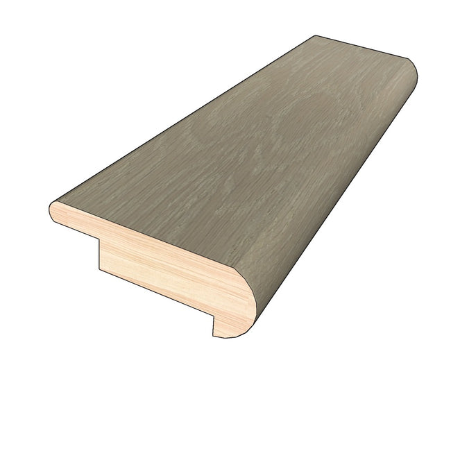 Butterscotch White Oak 0.80 in. Thick x 2 in. Width x 78 in. Length Hardwood Overlap Stair Nose Molding