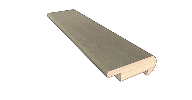 Butterscotch White Oak 0.80 in. Thick x 2 in. Width x 78 in. Length Hardwood Overlap Stair Nose Molding