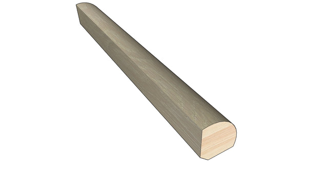 Butterscotch White Oak 0.75 in. Thick x 0.75 in. Width x 78 in. Length Hardwood Quarter Round Molding