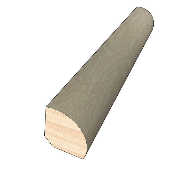 Butterscotch White Oak 0.75 in. Thick x 0.75 in. Width x 78 in. Length Hardwood Quarter Round Molding