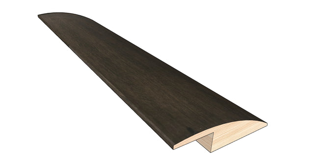 Tanned Leather 0.50 in. Thick x 1.50 in. Wide x 78 in. Length Hardwood Overlap Reducer Molding