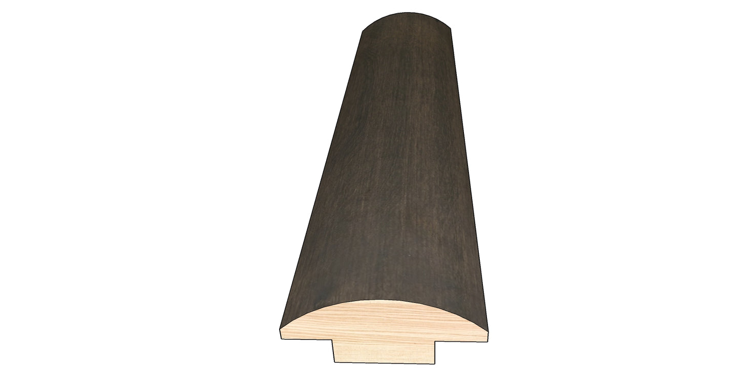 Tanned Leather 0.445 in. Thick x 1.50 in. Width x 78 in. Length Hardwood T-Molding