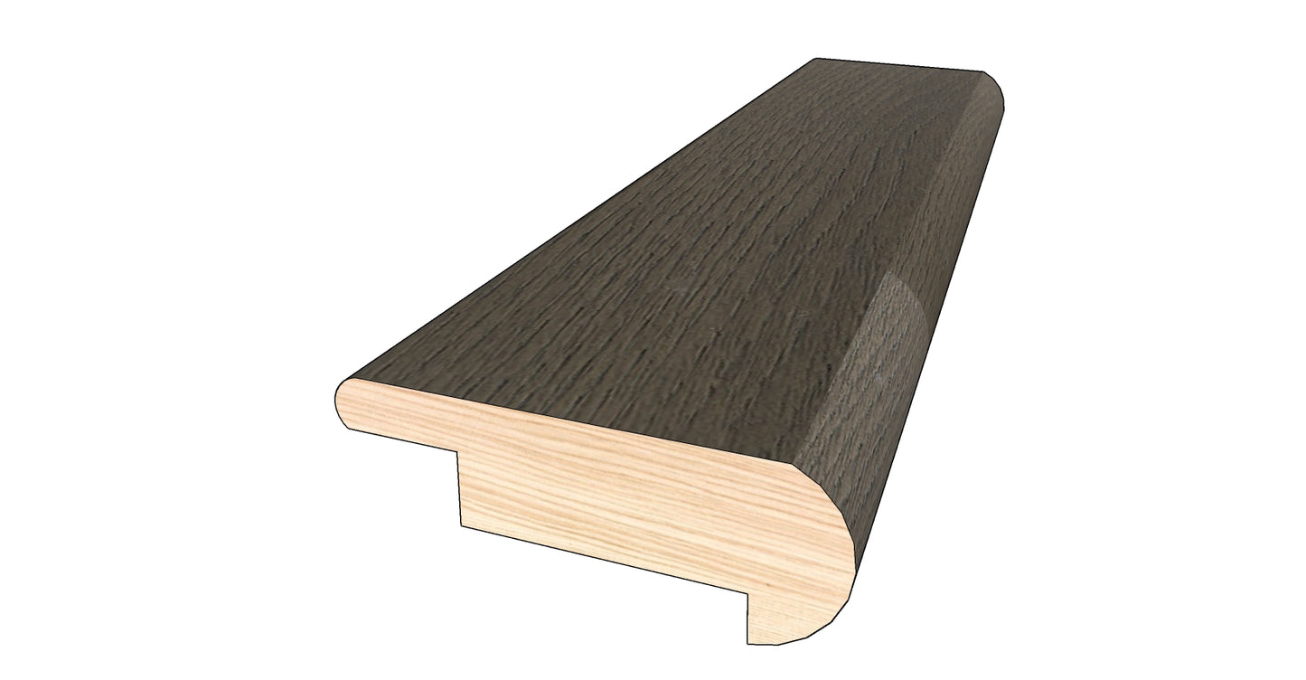 Banff 0.80 in. Thick x 2 in. Width x 78 in. Length Hardwood Overlap Stair Nose Molding