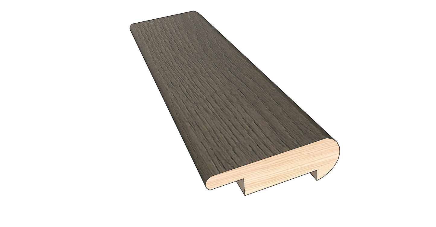 Banff 0.80 in. Thick x 2 in. Width x 78 in. Length Hardwood Overlap Stair Nose Molding