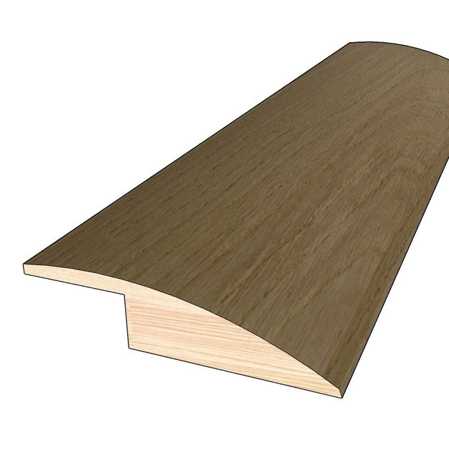 Honeytone White Oak 0.50 in. Thick x 1.50 in. Wide x 78 in. Length Hardwood Overlap Reducer Molding