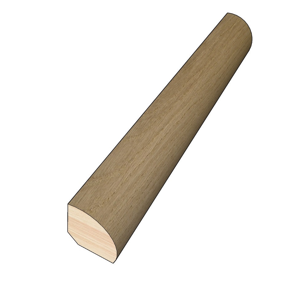 Honeytone White Oak 0.75 in. Thick x 0.75 in. Width x 78 in. Length Hardwood Quarter Round Molding