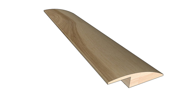 Natural Hickory 0.50 in. Thick x 1.50 in. Wide x 78 in. Length Hardwood Overlap Reducer Molding