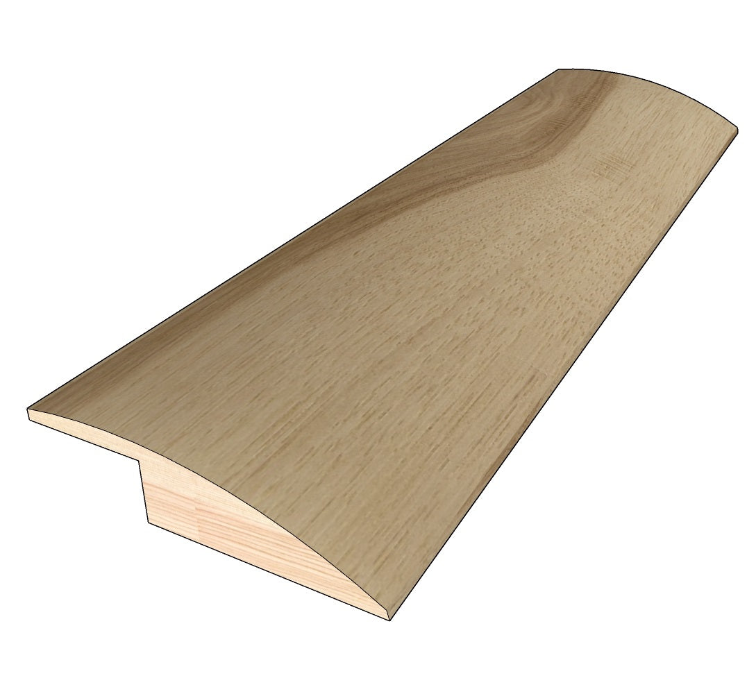 Natural Hickory 0.50 in. Thick x 1.50 in. Wide x 78 in. Length Hardwood Overlap Reducer Molding