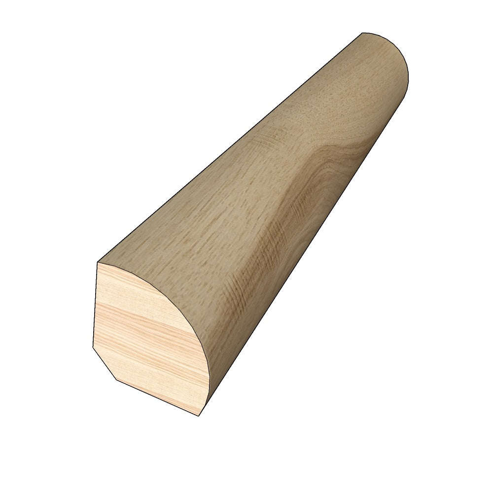 Natural Hickory 0.75 in. Thick x 0.75 in. Width x 78 in. Length Hardwood Quarter Round Molding