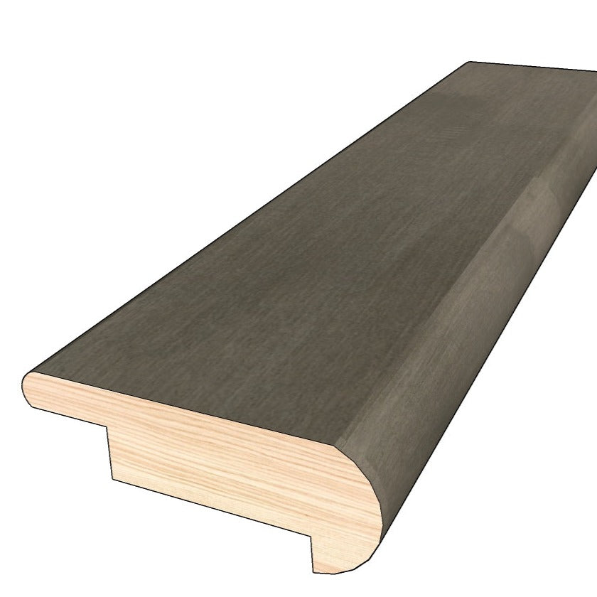 Winter Stone 0.80 in. Thick x 2 in. Width X 78 in. Length Hardwood Overlap Stair Nose Molding