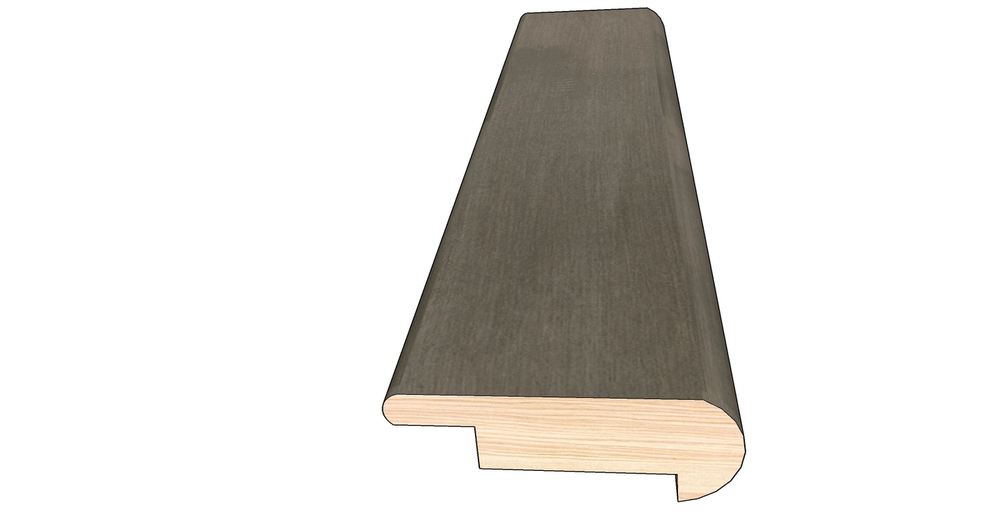 Winter Stone 0.80 in. Thick x 2 in. Width X 78 in. Length Hardwood Overlap Stair Nose Molding