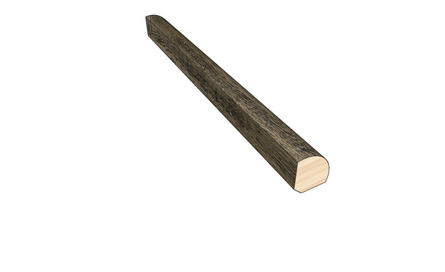Weathered Oak 0.75 in. Thick x 0.75 in. Width x 78 in. Length Quarter Round Hardwood Molding