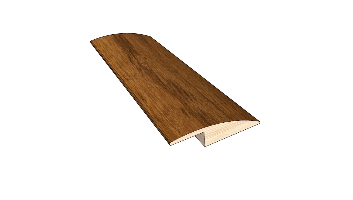 Honeystone 0.50 in. Thick x 1.50 in. Width x 78 in. Length Overlap Reducer Hardwood Molding