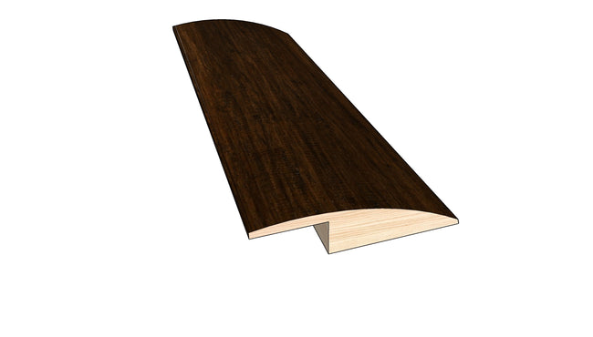 Cognac 0.50 in. Thick x 1.50 in. Width x 78 in. Length Overlap Reducer Hardwood Molding