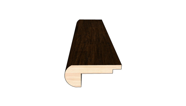 Cognac 0.80 in. Thick x 2 in. Width x 78 in. Length Overlap Stair Nose Molding