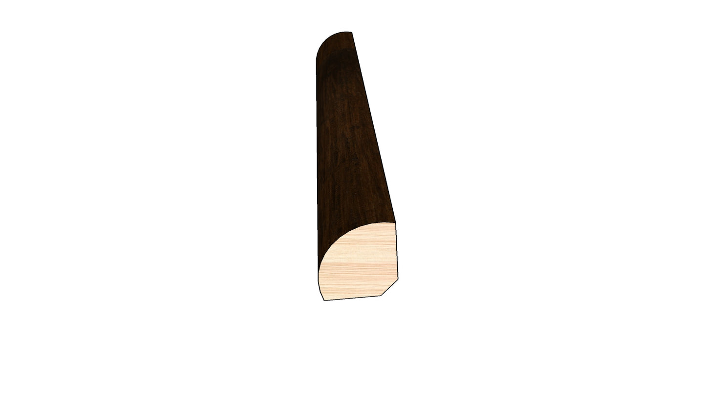 Cognac 0.75 in. Thick x 0.75 in. Width x 78 in. Length Quarter Round Hardwood Molding