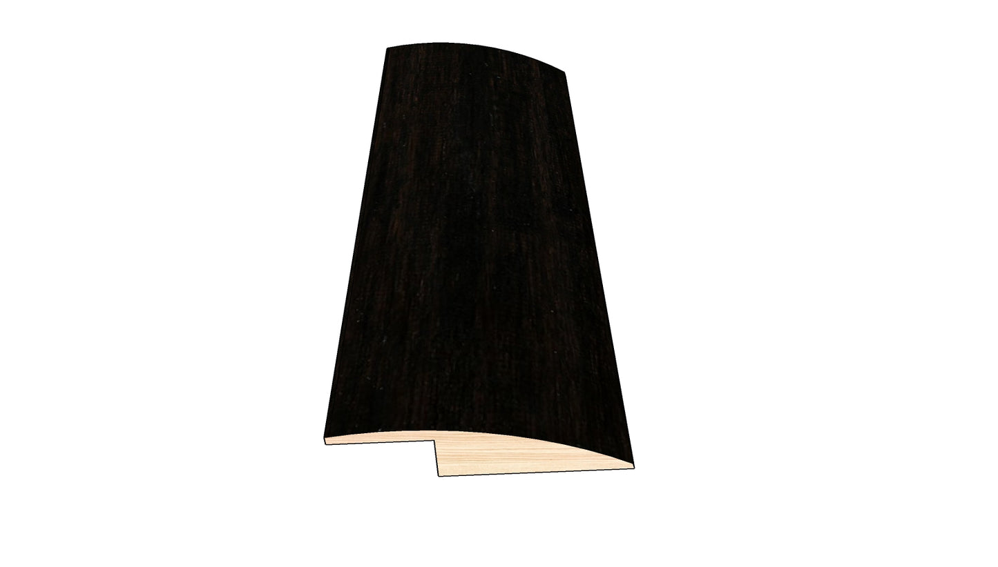 Dark Night 0.50 in. Thick x 1.50 in. Width x 78 in. Length Overlap Reducer Hardwood Molding