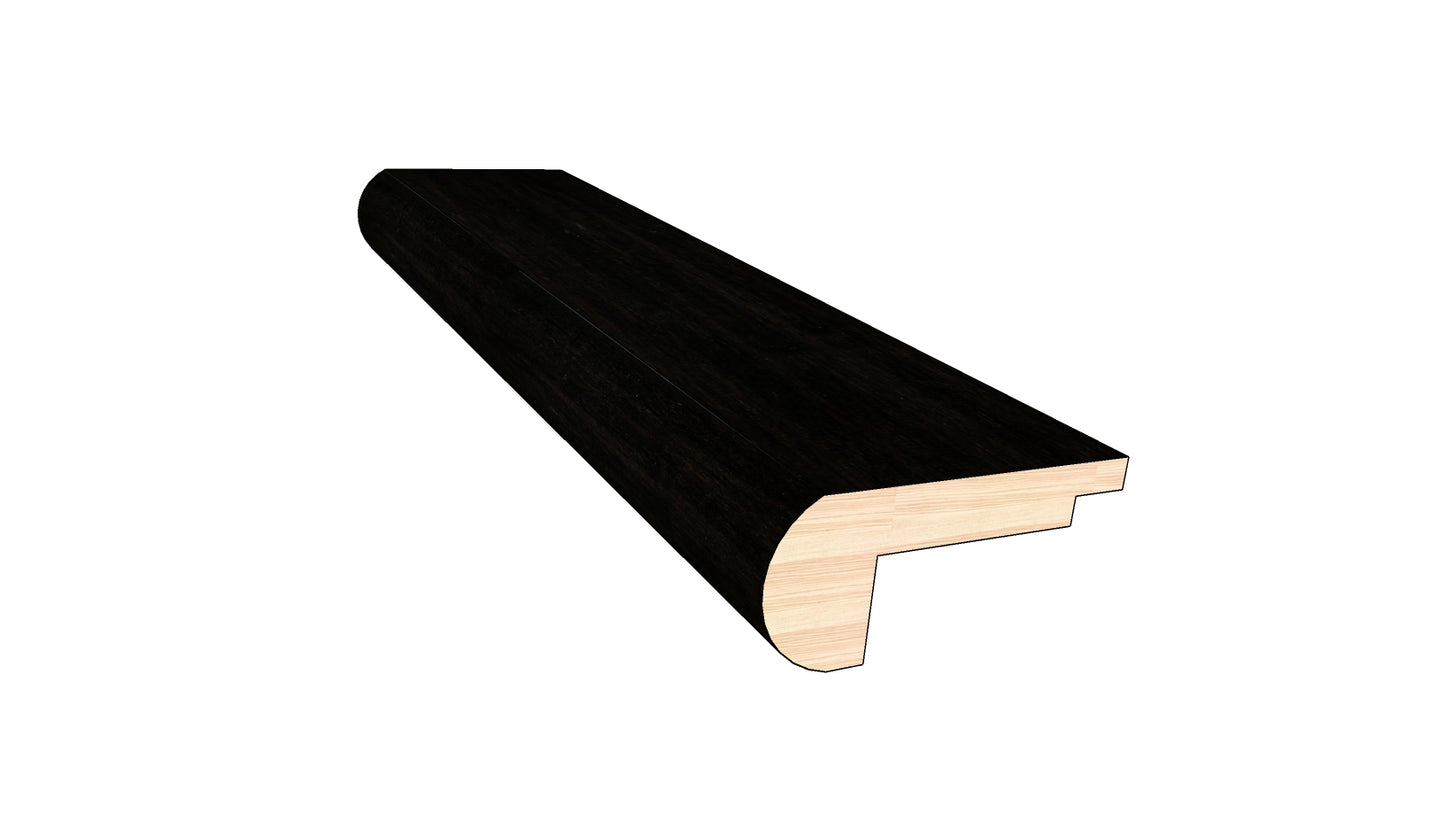 Dark Night 0.80 in. Thick x 2 in. Width x 78 in. Length Overlap Stair Nose Molding