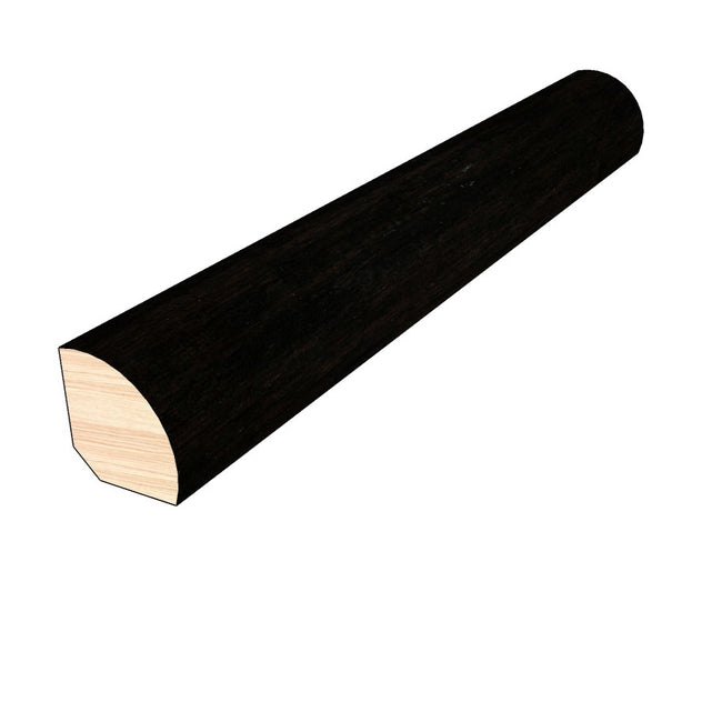 Dark Night 0.75 in. Thick x 0.75 in. Width x 78 in. Length Quarter Round Hardwood Molding