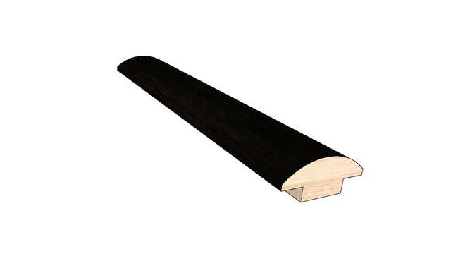 Dark Night 0.445 in. Thick x 1.50 in. Width x 78 in. Length Hardwood T-Molding