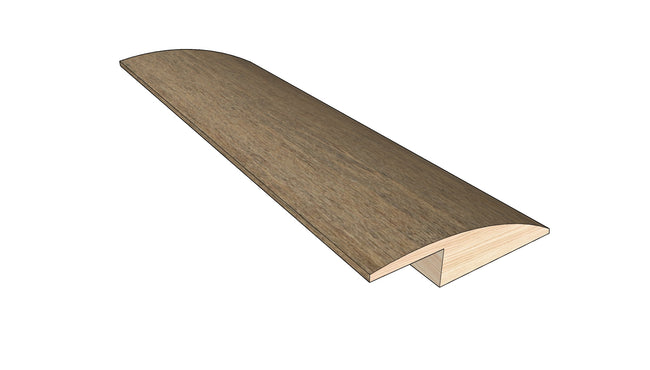 Sandstone 0.50 in. Thick x 1.50 in. Width x 78 in. Length Overlap Reducer Hardwood Molding