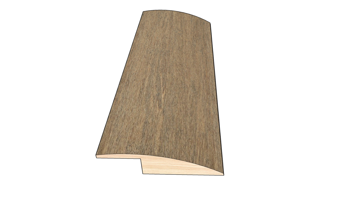 Sandstone 0.50 in. Thick x 1.50 in. Width x 78 in. Length Overlap Reducer Hardwood Molding