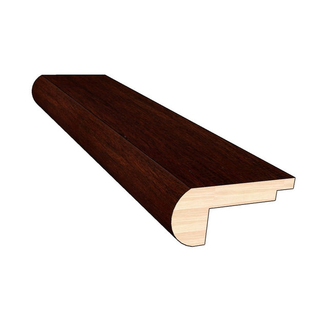 Acacia 0.80 in. Thick x 2 in. Width x 78 in. Length Overlap Stair Nose Molding