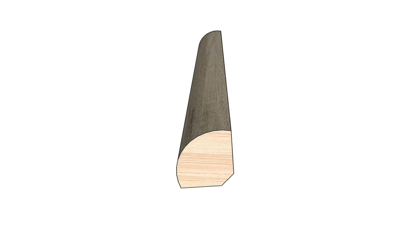 Winter Sky 0.75 in. Thick x 0.75 in. Width x 78 in. Length Quarter Round Hardwood Molding