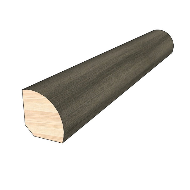 Gunmetal 0.75 in. Thick x 0.75 in. Width x 78 in. Length Quarter Round Hardwood Molding