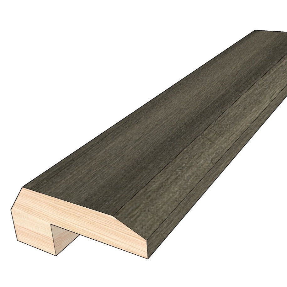 Gunmetal 0.523 in. Thick x 1.50 in. Width x 78 in. Length Hardwood Threshold Molding