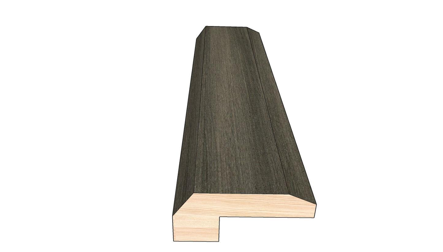 Gunmetal 0.523 in. Thick x 1.50 in. Width x 78 in. Length Hardwood Threshold Molding