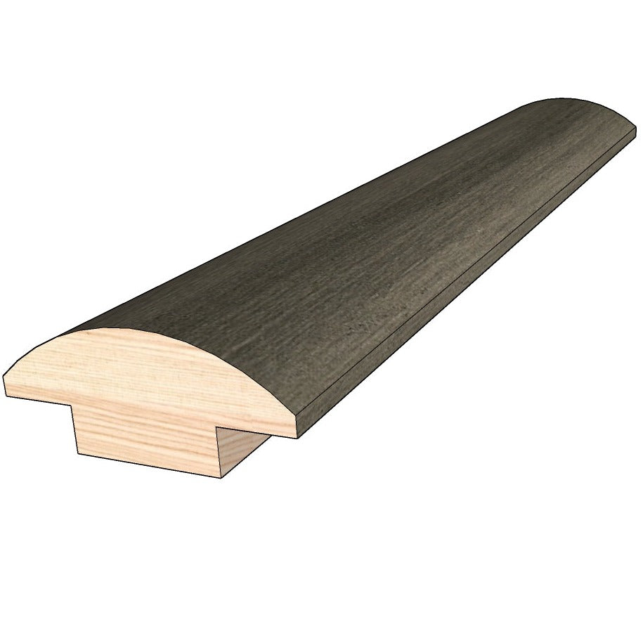 Gunmetal 0.445 in. Thick x 1.50 in. Width x 78 in. Length Hardwood T-Molding
