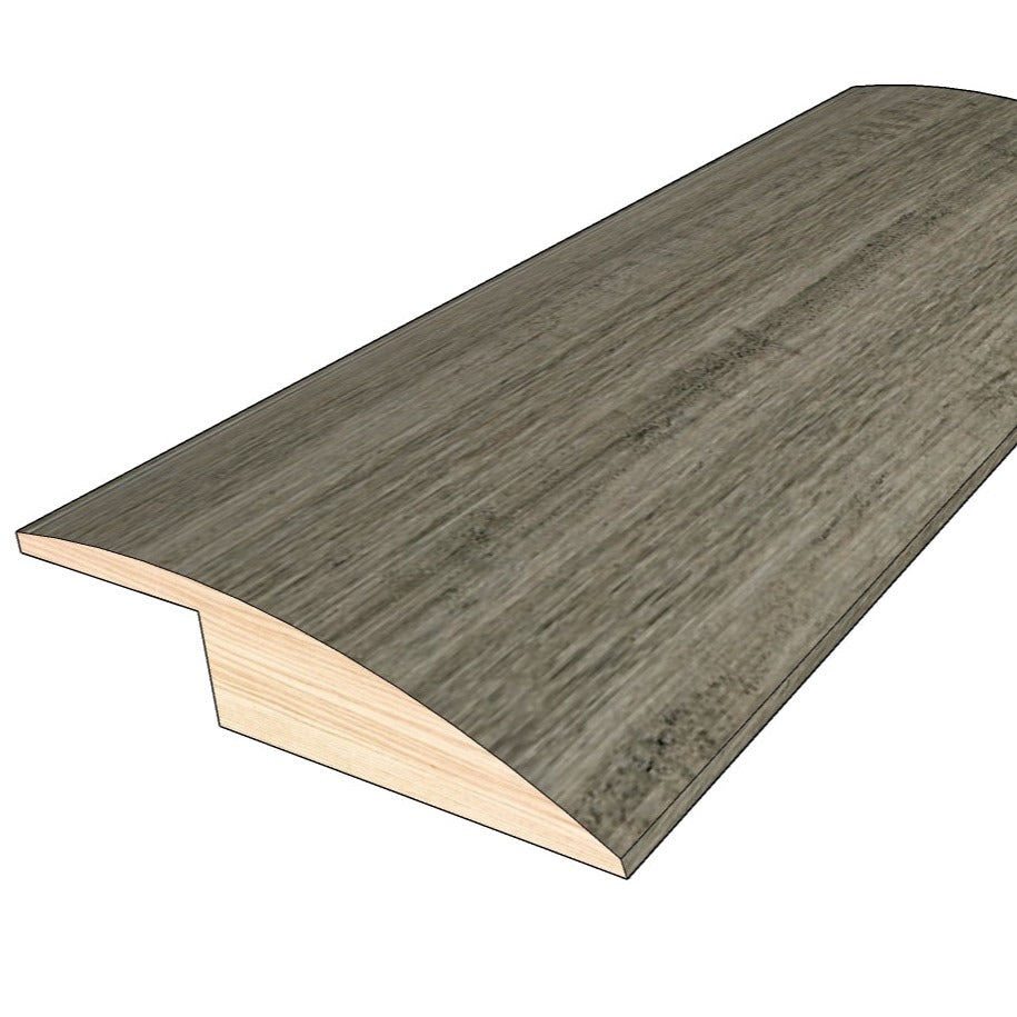 Mixed Gray 0.50 in. Thick x 1.50 in. Width x 78 in. Length Overlap Reducer Hardwood Molding